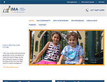 Tablet Screenshot of indianamontessoriacademy.org